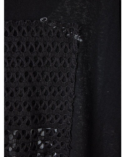 【YENN 2026 SUMMER COLLECTION】LACE FRAME LOGO TEE - Champdelarose