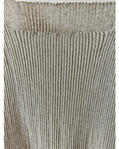 【YENN 2026 SUMMER COLLECTION】LINEN RIB TANKTOP - Champdelarose