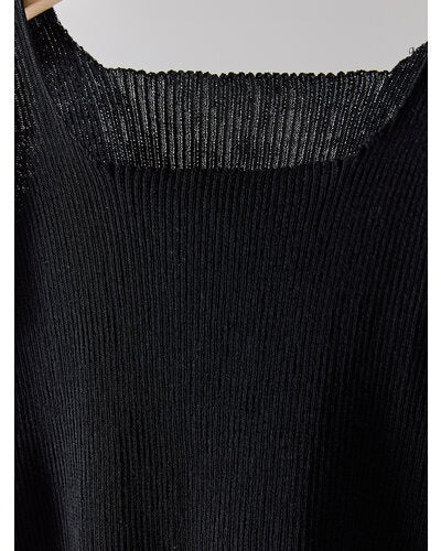 【YENN 2026 SUMMER COLLECTION】LINEN RIB TANKTOP - Champdelarose