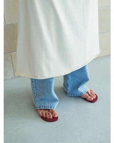 【YENN 2026 SUMMER COLLECTION】LINEN TOUCH T DRESS - Champdelarose