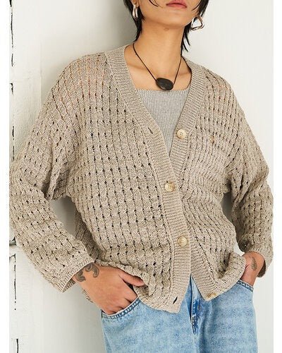 【YENN 2026 SUMMER COLLECTION】OPENWORK KNIT CD - Champdelarose