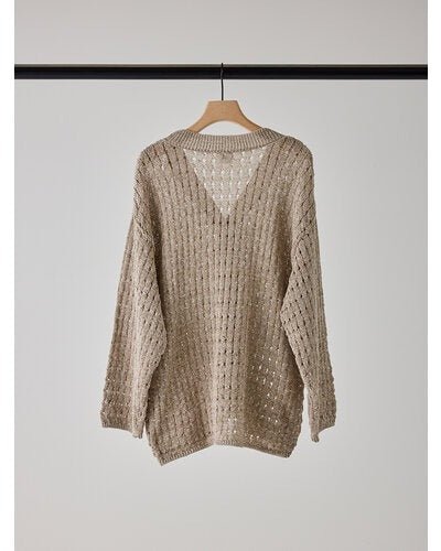 【YENN 2026 SUMMER COLLECTION】OPENWORK KNIT CD - Champdelarose