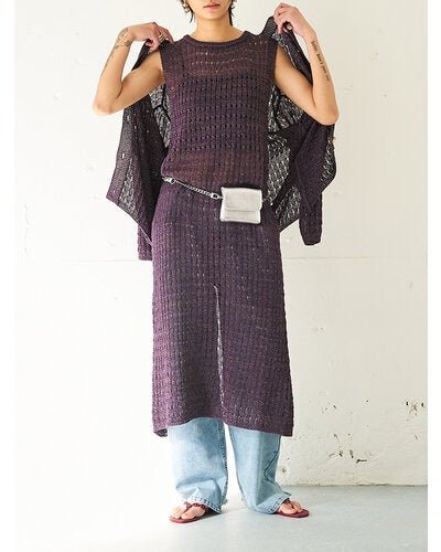 【YENN 2026 SUMMER COLLECTION】OPENWORK KNIT CD - Champdelarose