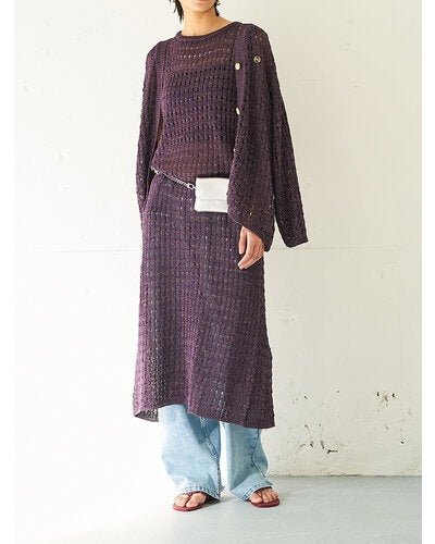 【YENN 2026 SUMMER COLLECTION】OPENWORK KNIT CD - Champdelarose