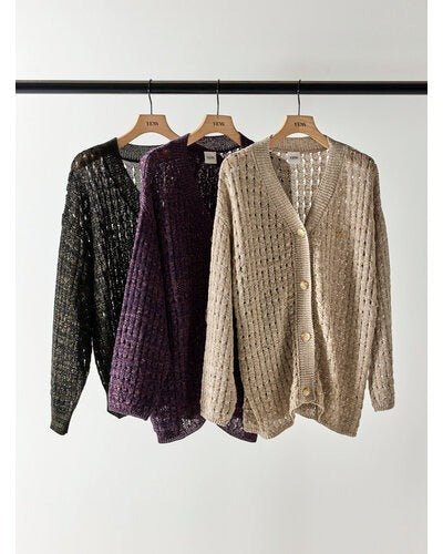 【YENN 2026 SUMMER COLLECTION】OPENWORK KNIT CD - Champdelarose