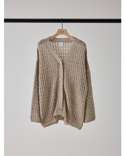 【YENN 2026 SUMMER COLLECTION】OPENWORK KNIT CD - Champdelarose