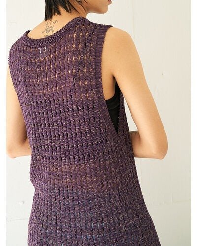 【YENN 2026 SUMMER COLLECTION】OPENWORK KNIT OP - Champdelarose