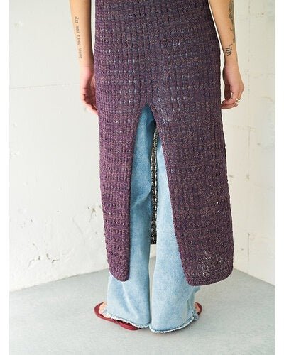 【YENN 2026 SUMMER COLLECTION】OPENWORK KNIT OP - Champdelarose