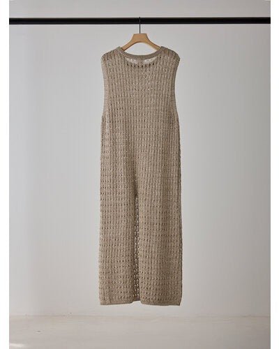 【YENN 2026 SUMMER COLLECTION】OPENWORK KNIT OP - Champdelarose