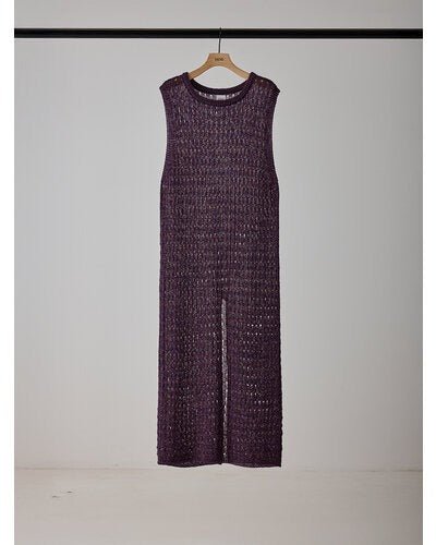 【YENN 2026 SUMMER COLLECTION】OPENWORK KNIT OP - Champdelarose