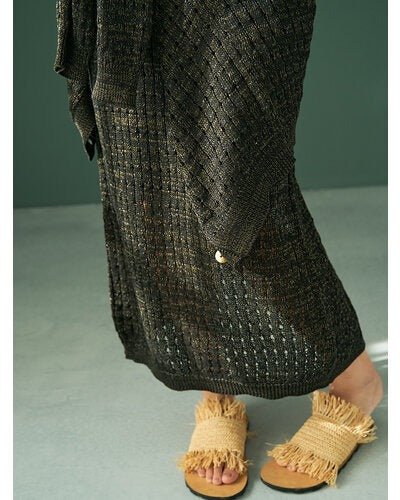【YENN 2026 SUMMER COLLECTION】OPENWORK KNIT OP - Champdelarose