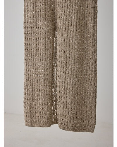 【YENN 2026 SUMMER COLLECTION】OPENWORK KNIT OP - Champdelarose