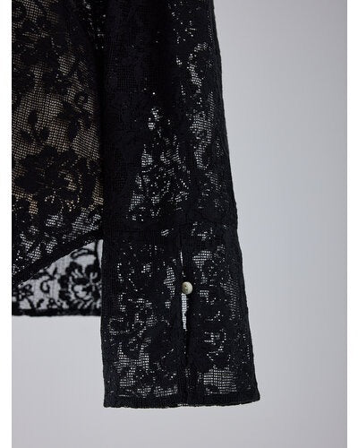 【YENN 2026 SUMMER COLLECTION】PORTABLE LACE HOODIE - Champdelarose