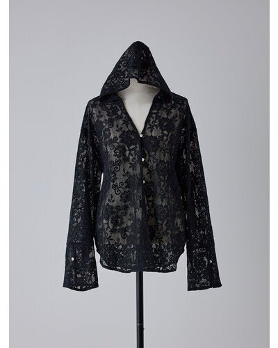 【YENN 2026 SUMMER COLLECTION】PORTABLE LACE HOODIE - Champdelarose