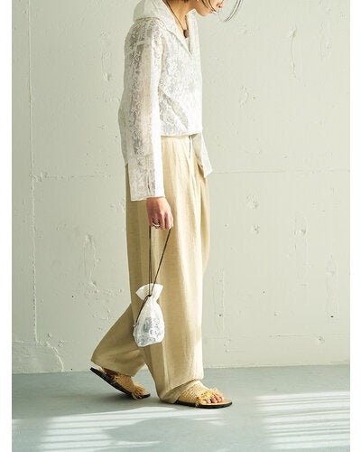 【YENN 2026 SUMMER COLLECTION】PORTABLE LACE HOODIE - Champdelarose