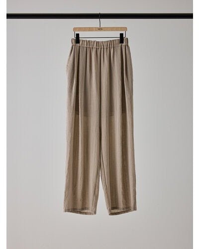 【YENN 2026 SUMMER COLLECTION】SHEER STRIPE EASY PT - Champdelarose