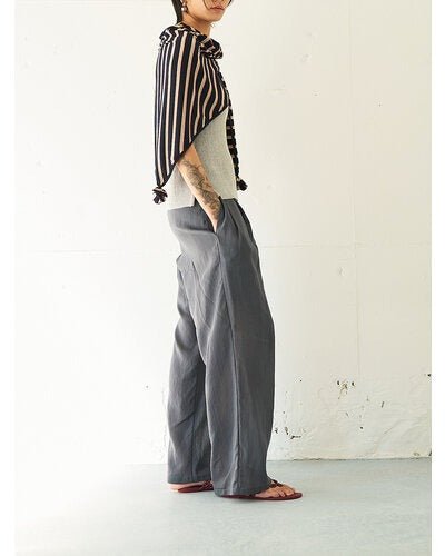 【YENN 2026 SUMMER COLLECTION】SHEER STRIPE EASY PT - Champdelarose