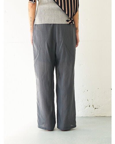 【YENN 2026 SUMMER COLLECTION】SHEER STRIPE EASY PT - Champdelarose