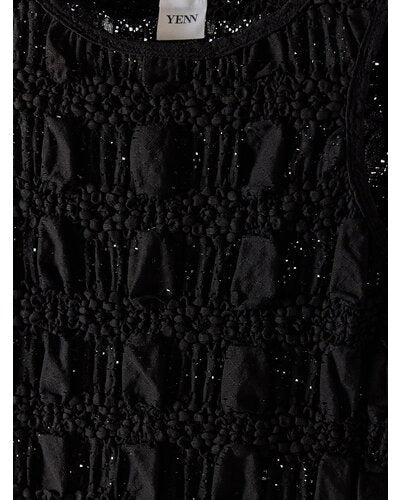 【YENN 2026 SUMMER COLLECTION】SHRUNK LACE TANKTOP - Champdelarose
