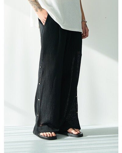 【YENN 2026 SUMMER COLLECTION】SIDE EYELET PANTS - Champdelarose