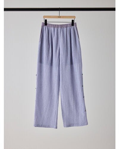 【YENN 2026 SUMMER COLLECTION】SIDE EYELET PANTS - Champdelarose
