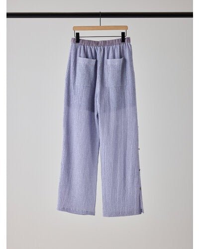 【YENN 2026 SUMMER COLLECTION】SIDE EYELET PANTS - Champdelarose