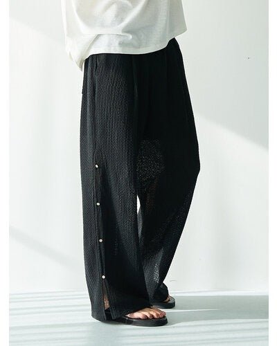 【YENN 2026 SUMMER COLLECTION】SIDE EYELET PANTS - Champdelarose