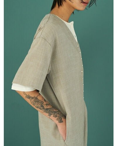 【YENN 2026 SUMMER COLLECTION】SIDE SLIT ALL IN ONE - Champdelarose