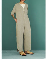 【YENN 2026 SUMMER COLLECTION】SIDE SLIT ALL IN ONE - Champdelarose