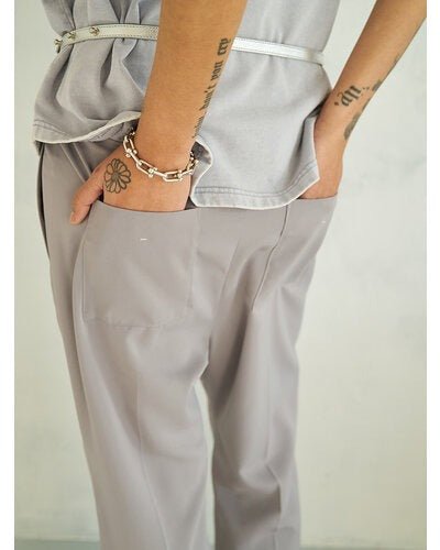 【YENN 2026 SUMMER COLLECTION】SIDE SLIT SLACKS - Champdelarose