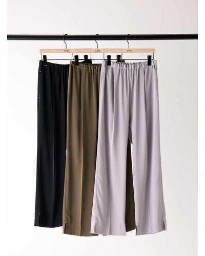 【YENN 2026 SUMMER COLLECTION】SIDE SLIT SLACKS - Champdelarose