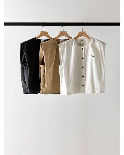 【YENN 2026 SUMMER COLLECTION】SLEEVELESS SHIRT - Champdelarose