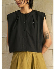 【YENN 2026 SUMMER COLLECTION】SLEEVELESS SHIRT - Champdelarose
