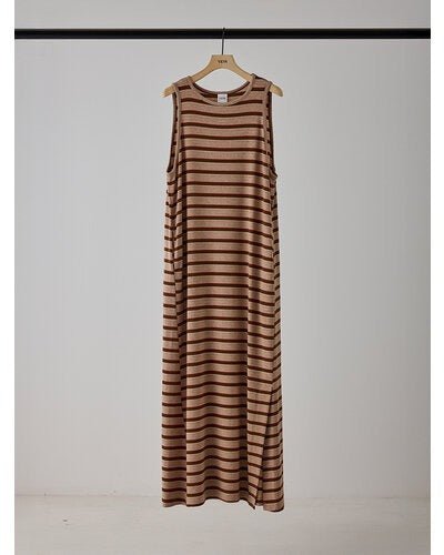 【YENN 2026 SUMMER COLLECTION】STRIPE JERSEY DRESS - Champdelarose