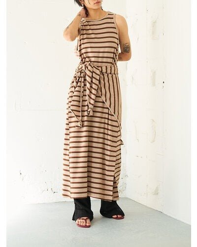 【YENN 2026 SUMMER COLLECTION】STRIPE JERSEY DRESS - Champdelarose