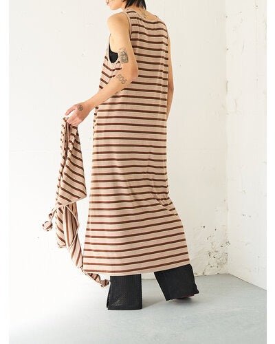 【YENN 2026 SUMMER COLLECTION】STRIPE JERSEY DRESS - Champdelarose
