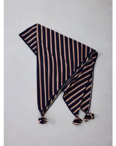 【YENN 2026 SUMMER COLLECTION】STRIPED JERSEY SCARF - Champdelarose