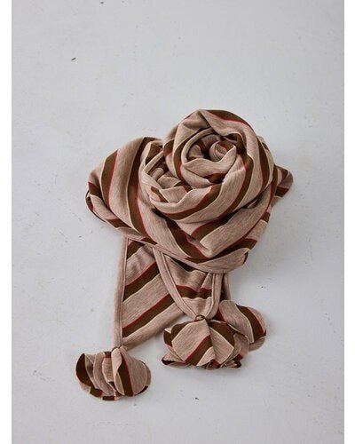 【YENN 2026 SUMMER COLLECTION】STRIPED JERSEY SCARF - Champdelarose