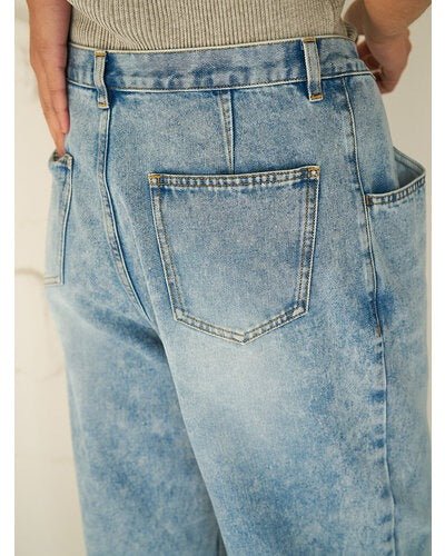 【YENN 2026 SUMMER COLLECTION】TUCK BELT DENIM PT - Champdelarose