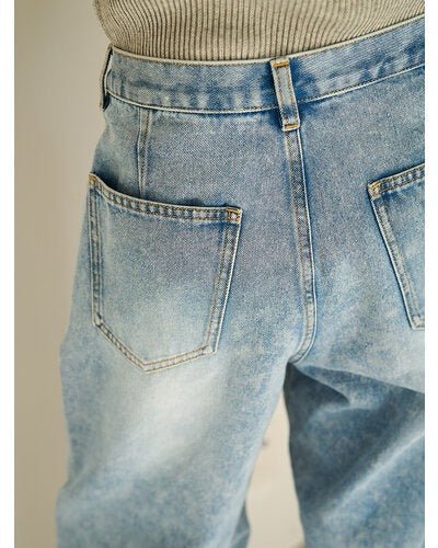 【YENN 2026 SUMMER COLLECTION】TUCK BELT DENIM PT - Champdelarose