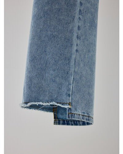 【YENN 2026 SUMMER COLLECTION】TUCK BELT DENIM PT - Champdelarose