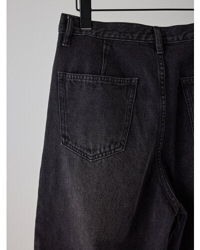 【YENN 2026 SUMMER COLLECTION】TUCK BELT DENIM PT - Champdelarose