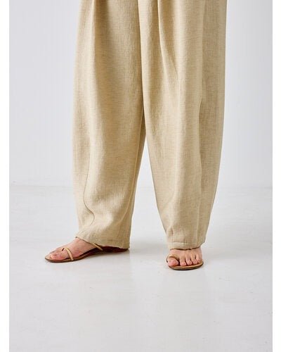 【YENN 2026 SUMMER COLLECTION】VOLUME CURVE PANTS - Champdelarose