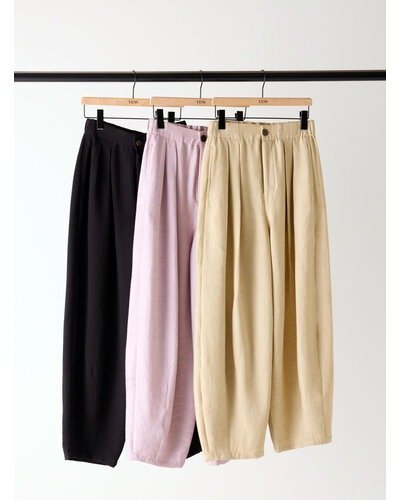 【YENN 2026 SUMMER COLLECTION】VOLUME CURVE PANTS - Champdelarose