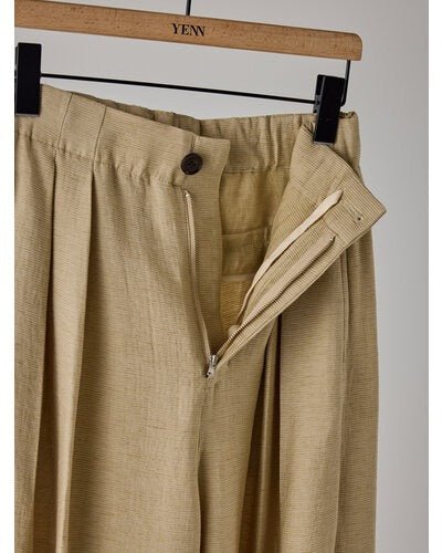 【YENN 2026 SUMMER COLLECTION】VOLUME CURVE PANTS - Champdelarose