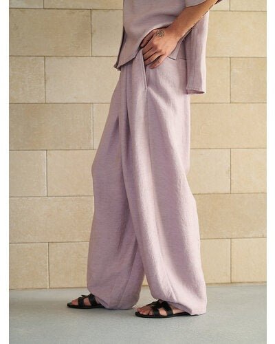 【YENN 2026 SUMMER COLLECTION】VOLUME CURVE PANTS - Champdelarose