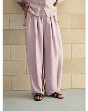 【YENN 2026 SUMMER COLLECTION】VOLUME CURVE PANTS - Champdelarose