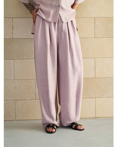【YENN 2026 SUMMER COLLECTION】VOLUME CURVE PANTS - Champdelarose