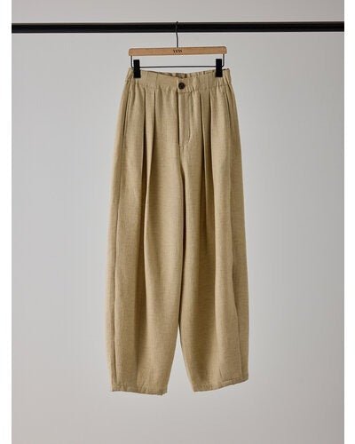 【YENN 2026 SUMMER COLLECTION】VOLUME CURVE PANTS - Champdelarose