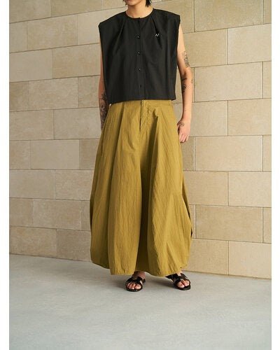 【YENN 2026 SUMMER COLLECTION】VOLUME CURVE SKIRT - Champdelarose